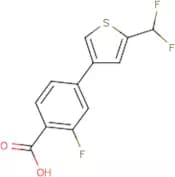 4-[5-(Difluoromethyl)-3-thienyl]-2-fluoro-benzoic acid