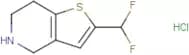 2-(Difluoromethyl)-4,5,6,7-tetrahydrothieno[3,2-c]pyridine hydrochloride