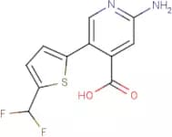 2-Amino-5-[5-(difluoromethyl)-2-thienyl]isonicotinic acid