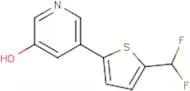 5-[5-(Difluoromethyl)-2-thienyl]pyridin-3-ol