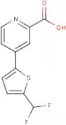 4-[5-(Difluoromethyl)-2-thienyl]pyridine-2-carboxylic acid