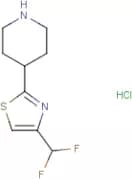 4-(Difluoromethyl)-2-(4-piperidyl)thiazole hydrochloride