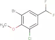 1-Bromo-3-chloro-5-(difluoromethyl)-2-methoxy-benzene