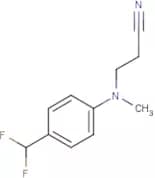 3-[4-(Difluoromethyl)-N-methyl-anilino]propanenitrile