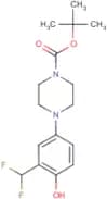 tert-Butyl 4-[3-(difluoromethyl)-4-hydroxy-phenyl]piperazine-1-carboxylate