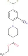 Ethyl 1-[2-cyano-4-(difluoromEthyl)phenyl]piperidine-4-carboxylate