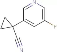 1-(5-Fluoro-3-pyridyl)cyclopropanecarbonitrile