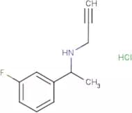 N-[1-(3-Fluorophenyl)ethyl]prop-2-yn-1-amine hydrochloride