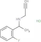 N-[1-(2-Fluorophenyl)ethyl]prop-2-yn-1-amine hydrochloride