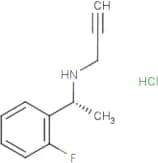 N-[(1R)-1-(2-Fluorophenyl)ethyl]prop-2-yn-1-amine hydrochloride