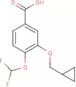 3-(Cyclopropylmethoxy)-4-(difluoromethoxy)benzoic acid