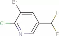 3-Bromo-2-chloro-5-(difluoromethyl)pyridine