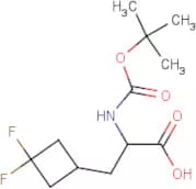 2-(tert-Butoxycarbonylamino)-3-(3,3-difluorocyclobutyl)propanoic acid