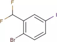 2-Bromo-5-iodobenzal fluoride