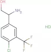 2-Amino-2-[4-chloro-3-(trifluoromethyl)phenyl]ethanol hydrochloride