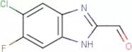 5-Chloro-6-fluoro-1H-1,3-benzodiazole-2-carbaldehyde