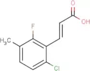 6-Chloro-2-fluoro-3-methylcinnamic acid