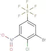3-Bromo-4-chloro-5-nitrophenylsulphur pentafluoride