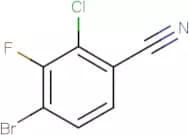 4-Bromo-2-chloro-3-fluorobenzonitrile