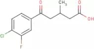 5-(4-Chloro-3-fluorophenyl)-3-methyl-5-oxovaleric acid
