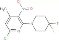 6-Chloro-2-(4,4-difluoropiperidin-1-yl)-4-methyl-3-nitropyridine