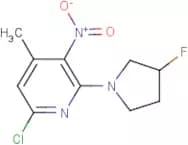 6-Chloro-2-(3-fluoropyrrolidin-1-yl)-4-methyl-3-nitropyridine