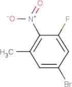 5-Bromo-1-fluoro-3-methyl-2-nitrobenzene