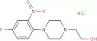 1-(2-Hydroxyethyl)-4-(4-fluoro-2-nitrophenyl)piperazine hydrochloride