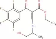 Ethyl 3-[(1-hydroxyprop-2-yl)amino]-2-(2,3,4,5-tetrafluorobenzoyl)acrylate