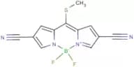 2,8-Dicyano-9-(methylthio)bipyrromethene difluoroborate
