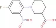 1-(4-Fluoro-2-nitrophenyl)piperidine-3-carboxylic acid