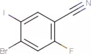 4-Bromo-2-fluoro-5-iodobenzonitrile