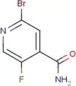 2-Bromo-5-fluoroisonicotinamide