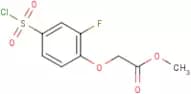 (4-Chlorosulphonyl-2-fluorophenoxy)acetic acid methyl ester