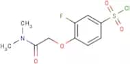4-(Dimethylcarbamoylmethoxy)-3-fluorobenzenesulphonyl chloride