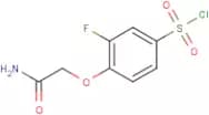 4-(Carbamoylmethoxy)-3-fluorobenzenesulphonyl chloride