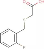 2-[(2-Fluorophenyl)methylsulphanyl]acetic acid