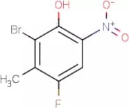 2-Bromo-4-fluoro-3-methyl-6-nitrophenol