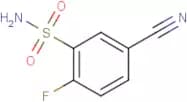 5-Cyano-2-fluorobenzenesulfonamide