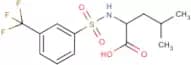4-Methyl-2-[3-(trifluoromethyl)benzenesulphonylamino]pentanoic acid