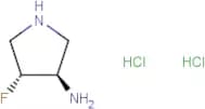 rel-(3R,4R)-4-Fluoropyrrolidin-3-amine dihydrochloride