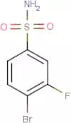 4-Bromo-3-fluorobenzenesulphonamide
