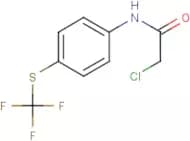 2-Chloro-N-{4-[(trifluoromethyl)thio]phenyl}acetamide