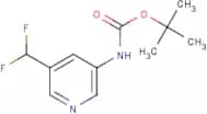 5-(Difluoromethyl)pyridin-3-amine, 3-BOC protected