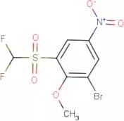 Difluoromethyl 3-bromo-2-methoxy-5-nitrophenyl sulphone