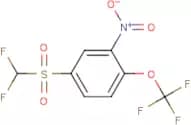 Difluoromethyl 4-(trifluoromethoxy)-3-nitrophenyl sulphone