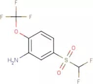5-[(difluoromethyl)sulphonyl]-2-(trifluoromethoxy)aniline