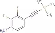 2,3-Difluoro-4-((trimethylsilyl)ethynyl)aniline