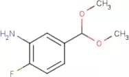 5-(Dimethoxymethyl)-2-fluoroaniline