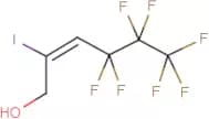 trans-4,4,5,5,6,6,6-Heptafluoro-2-iodohex-2-en-1-ol
